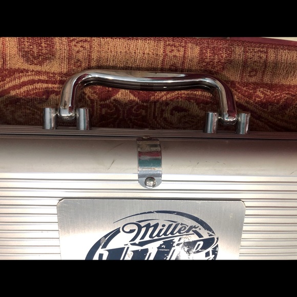 “MILLER” Poker Set High Life / Aluminum case - Picture 3 of 11